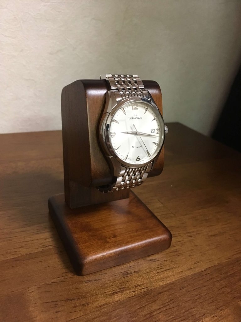 豊岡クラフト 腕時計がオシャレに飾れる木製ウォッチスタンド