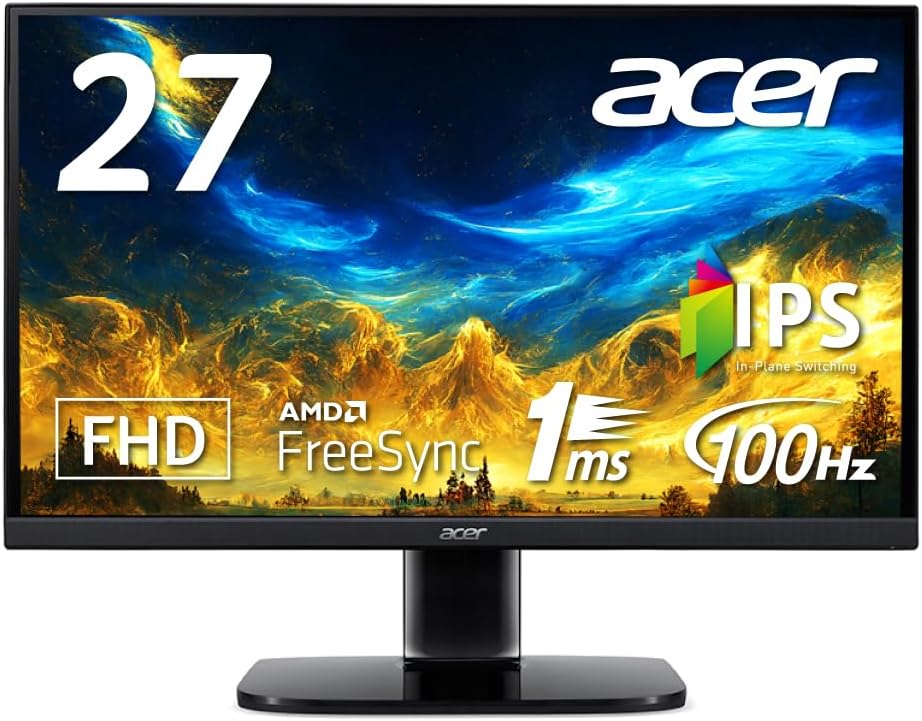 Acer FHDモニター27インチ KA272Ebmix