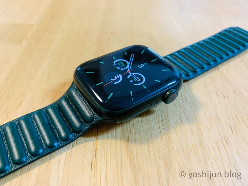 2021年新作 Apple Watch Series GPS 45mm 純正レザーリンク付き