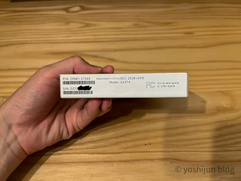 Apple Watch バッテリー交換 外箱