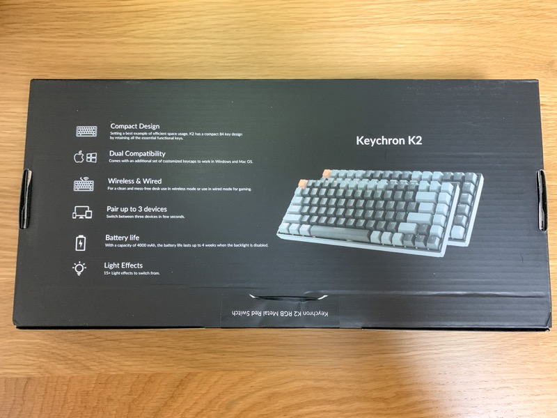 Keychron K2】Mac、Windows両対応のメカニカルキーボード
